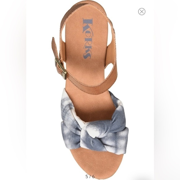 Korks Natalia Knot Tie dye Sandals size 8 NIB - Picture 4 of 7